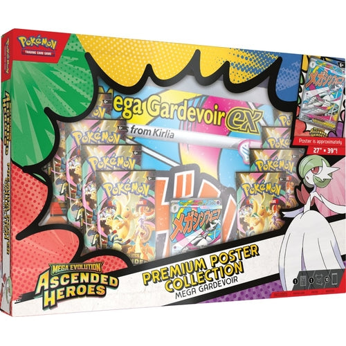 Pokémon TCG: Mega Evolution - Ascended Heroes Premium Poster Collection Box - Mega Gardevoir