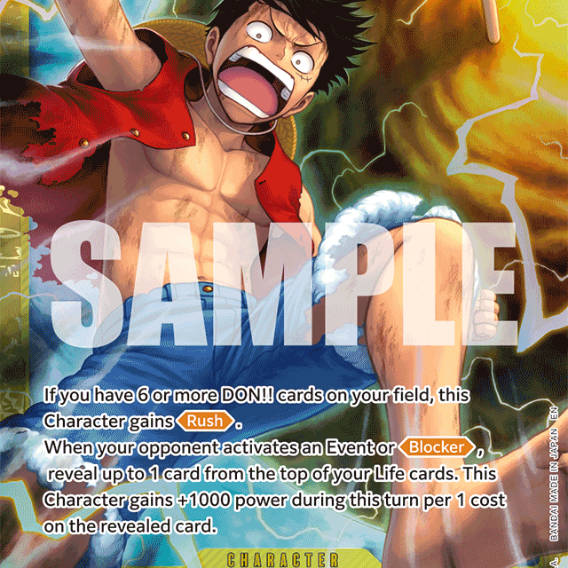 Monkey.D.Luffy Secret Rare (OP15-119) Adventure on Kami's Island