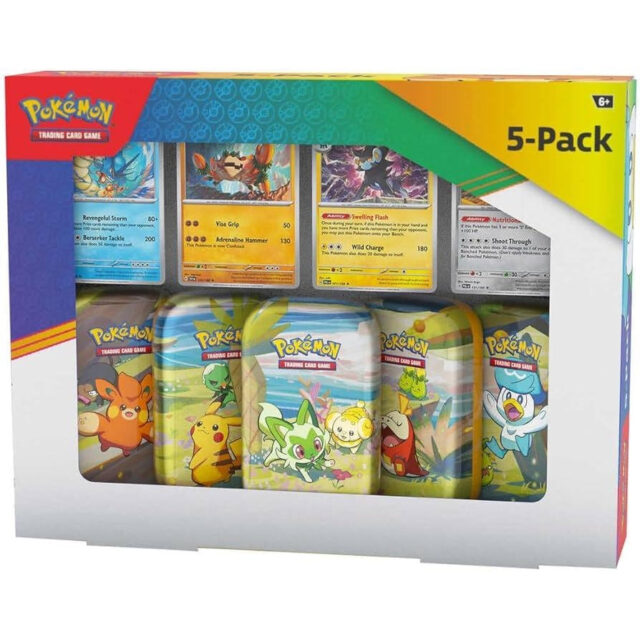 Pokémon TCG: Paldea Friends Mini-Tins 5-Pack