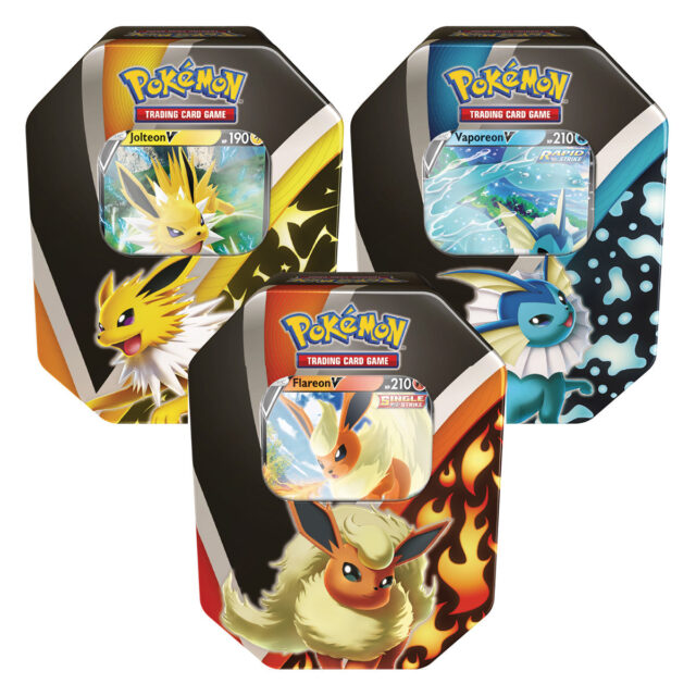 Pokemon Eevee Evolutions V Tin (Set of 3)