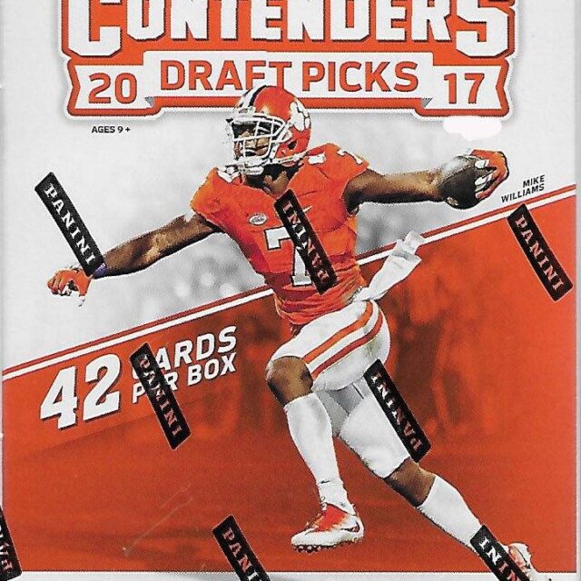 2017 Panini Contenders Draft Picks Collegiate Football Blaster Box
