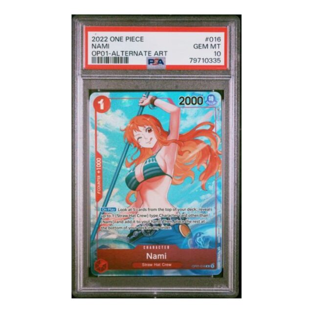 2022 ONE PIECE OP01-ROMANCE DAWN #016 (BETA) NAMI ALTERNATE ART