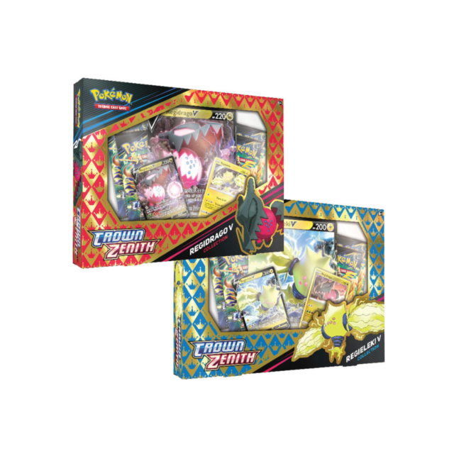 Pokemon Crown Zenith Collection Regieleki / Regidrago V