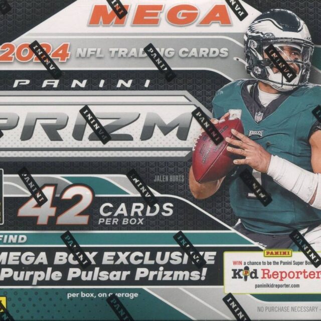 2024 Panini Prizm Football Mega Box (Purple Pulsar Prizms)