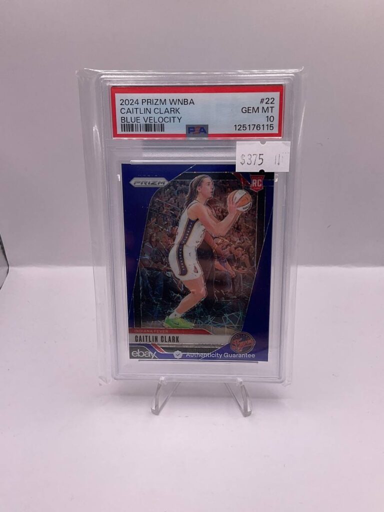 A PSA slab with a Gem Mint 10 grade label