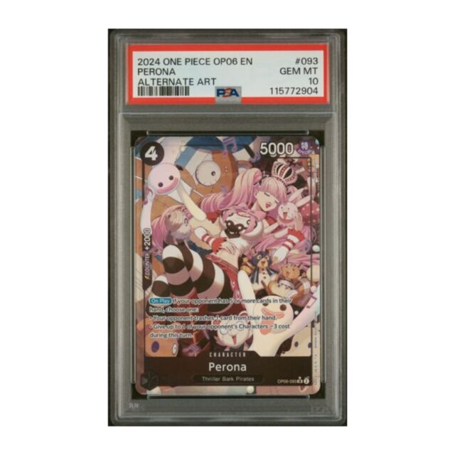 2024 ONE PIECE OP06-WINGS OF THE CAPTAIN #093 PERONA ALTERNATE ART