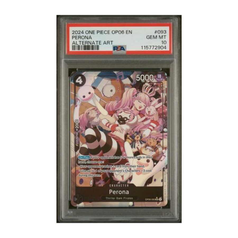 2024 ONE PIECE OP06-WINGS OF THE CAPTAIN #093 PERONA ALTERNATE ART