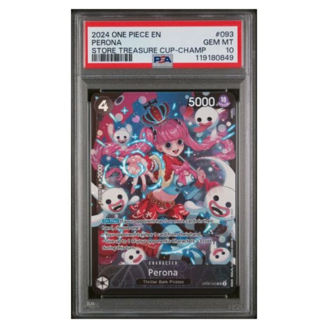 2024 ONE PIECE PROMOS #093 PERONA STORE TREASURE CUP-CHAMP