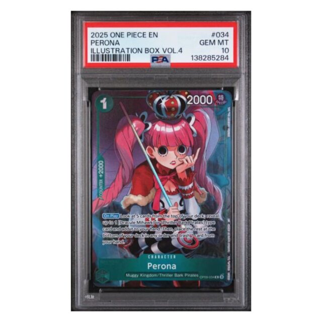 2025 ONE PIECE PROMOS #034 PERONA ILLUSTRATION BOX VOL.4
