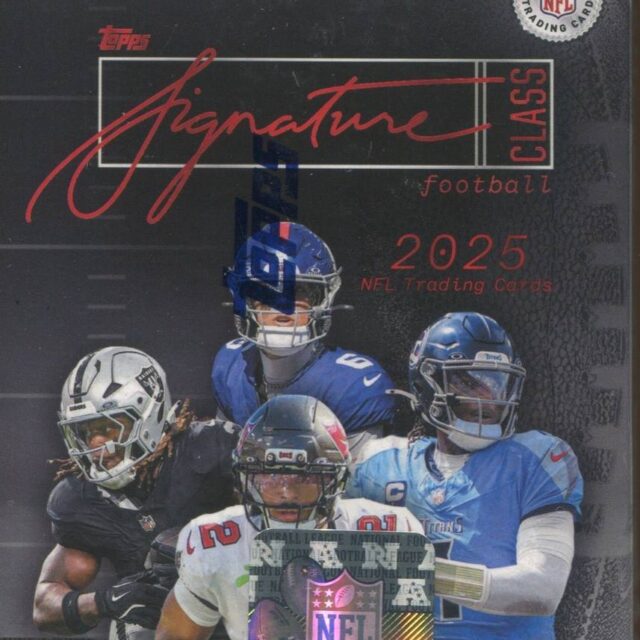 2025 Topps Signature Class Football Blaster Box