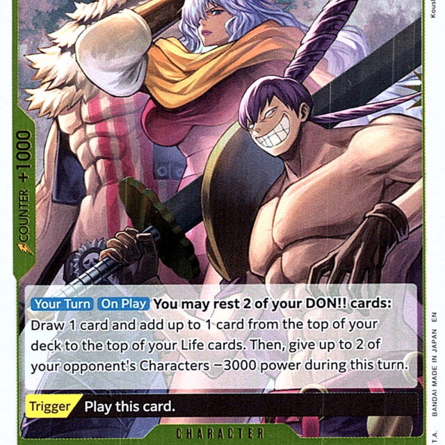 One Piece Card Game OP17-114 Sweet 3 Generals R Foil – English NM