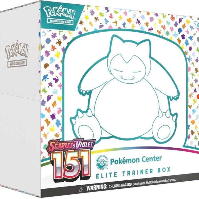 Pokemon Scarlet & Violet 151 Pokémon Center Elite Trainer 4 Box Case