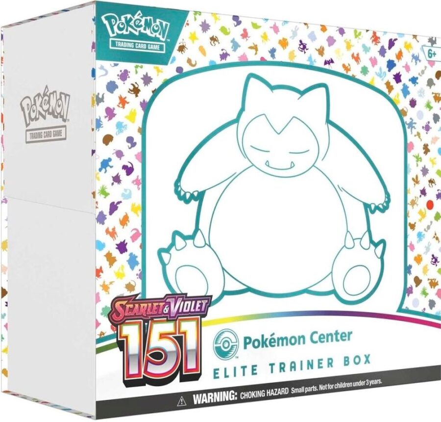 Pokemon Scarlet & Violet 151 Pokémon Center Elite Trainer 4 Box Case