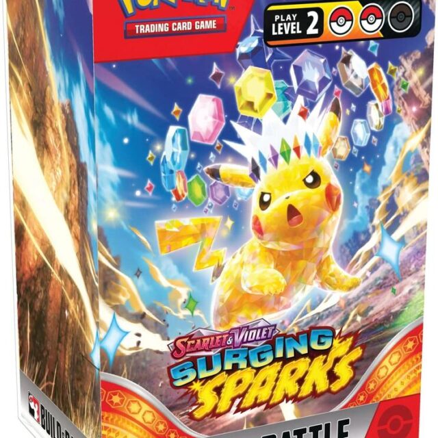 Pokemon Scarlet & Violet Surging Sparks Build and Battle Box