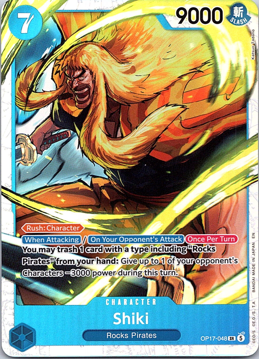 One Piece Card Game OP17-048 Shiki SR Foil – English NM