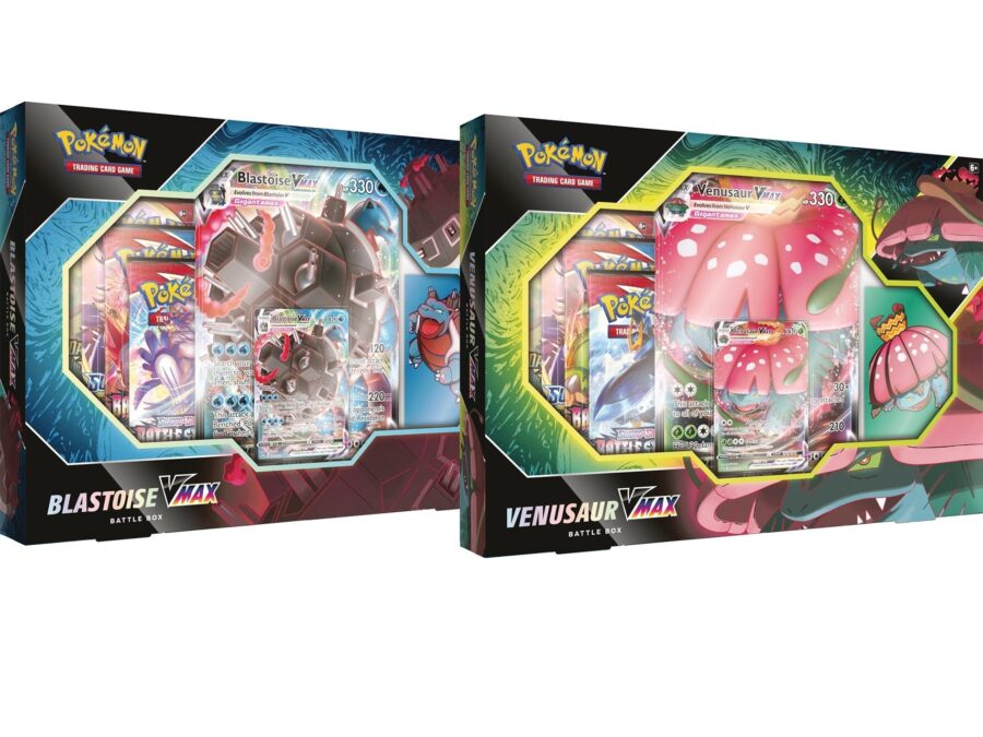 Pokemon Venusaur/Blastoise Vmax Battle Box