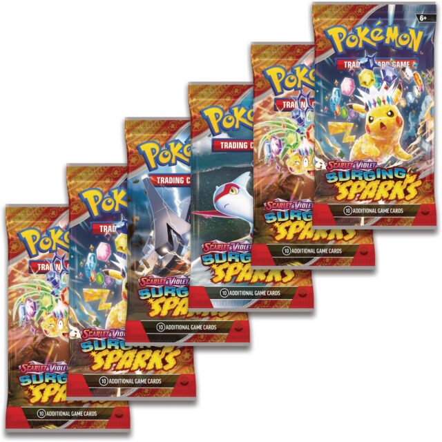 Official Pokémon TCG: Surging Sparks Booster Pack