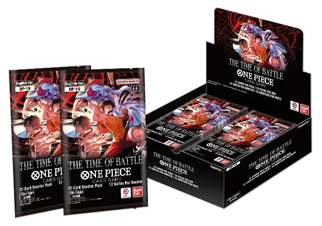 Official Bandai One Piece Card Game: OP-16 The Time of Battle Booster Box