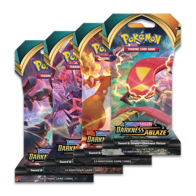 Pokemon Sword & Shield Darkness Ablaze Sleeved Booster Pack