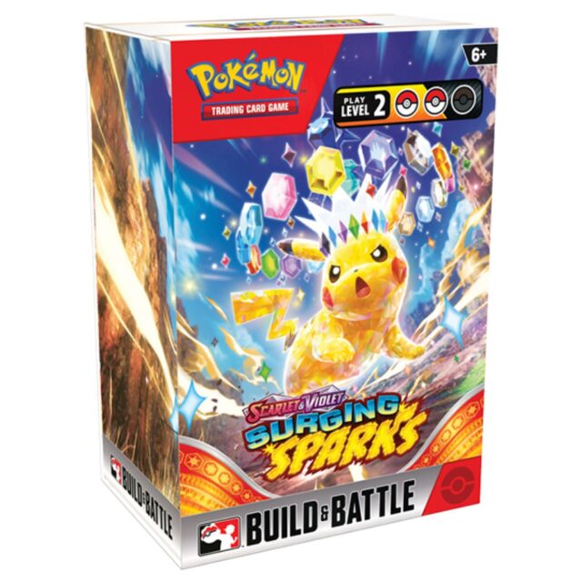 Pokemon Scarlet & Violet Surging Sparks Build & Battle Box