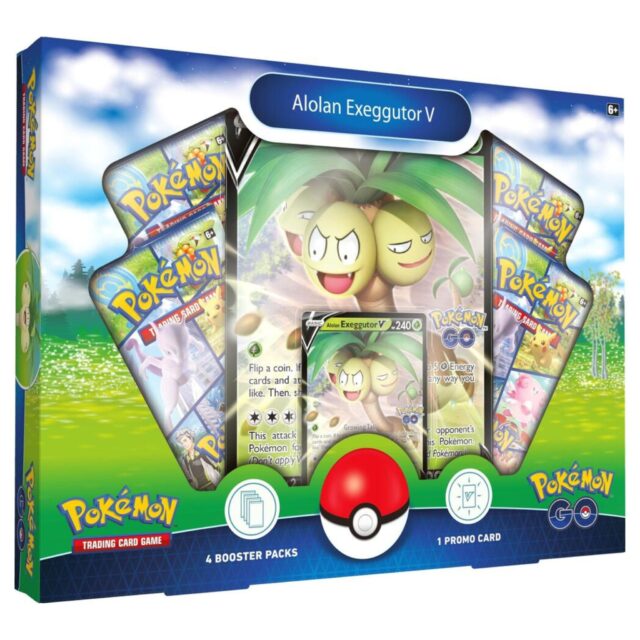 Pokemon GO Alolan Exeggutor V Collection Box