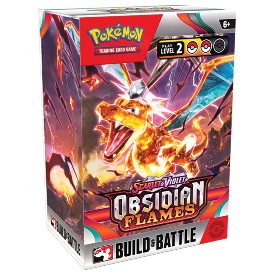 Pokemon Scarlet & Violet Obsidian Flames Build & Battle Box