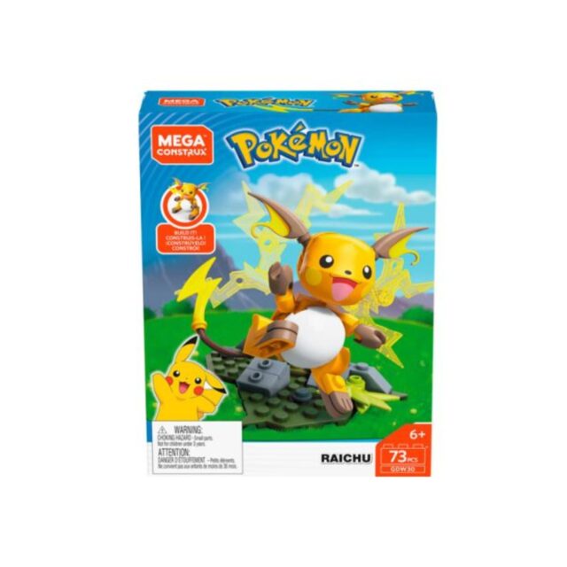 Mattle Mega Construx Pokemon Power Pack Raichu