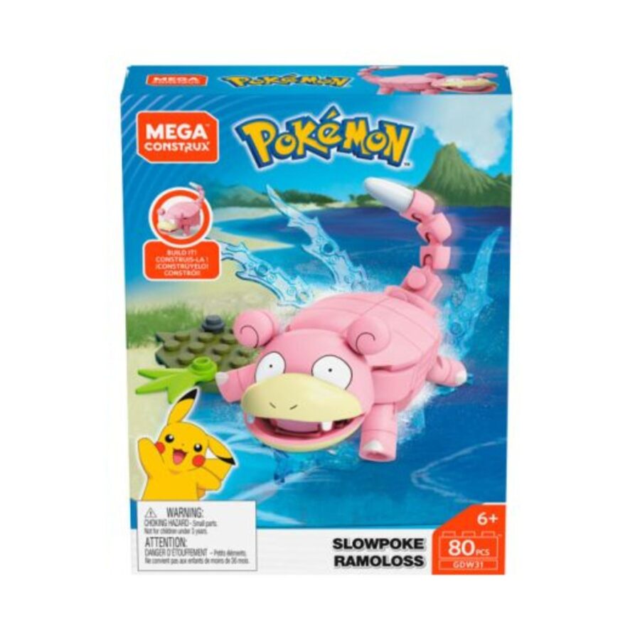 Mattle Mega Construx Pokemon Power Pack Slowpoke