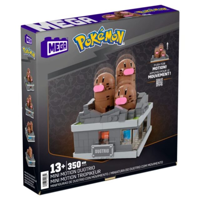 Mattel Mega Construx Pokemon Mini Motion Dugtrio
