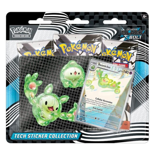 Pokemon Scarlet & Violet Black Bolt Tech Sticker Collection
