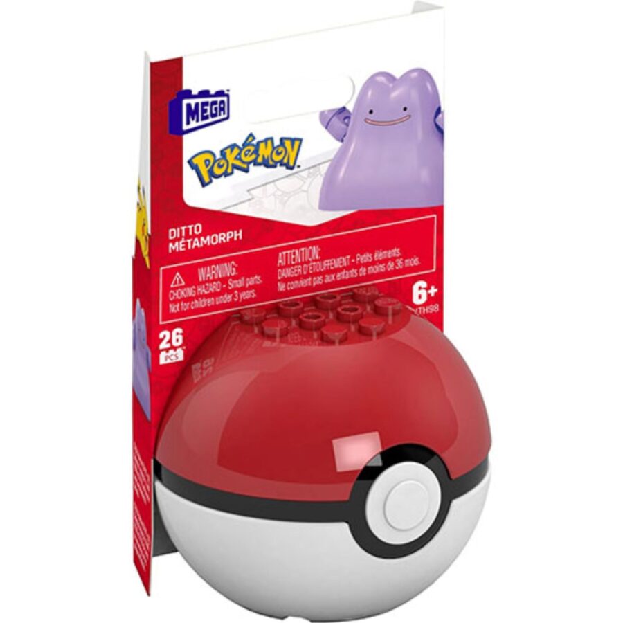 Mattel Mega Construx Pokemon Evergreen Ditto Poke Ball