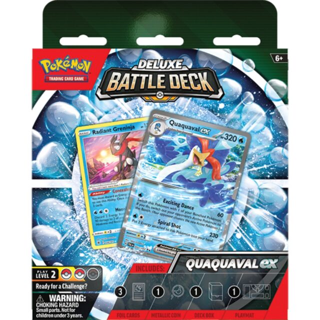 Pokemon Quaquaval Ex Deluxe Battle Deck