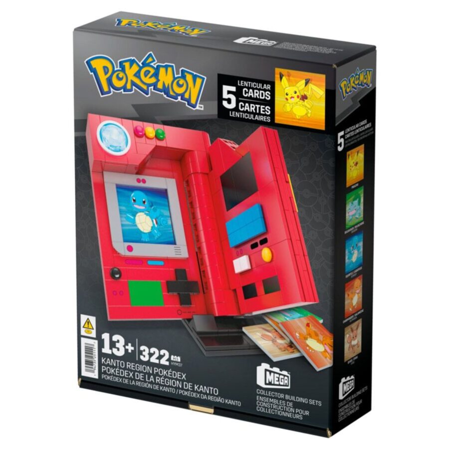 Mattel Mega Construx Pokemon Kanto Region Pokedex