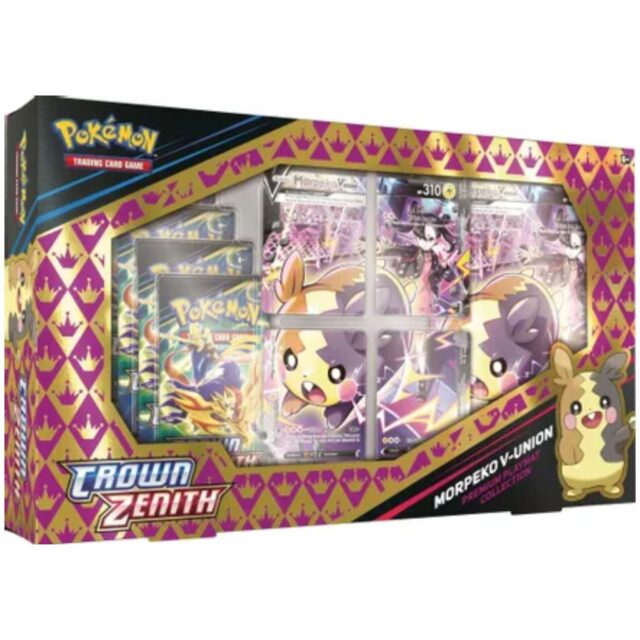 Pokemon Sword & Shield Crown Zenith Morpeko V-UNION Playmat Premium Collection