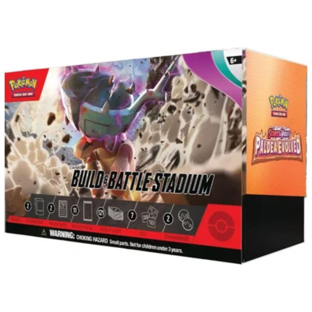 Pokemon Scarlet & Violet Paldea Evolved Build & Battle Stadium