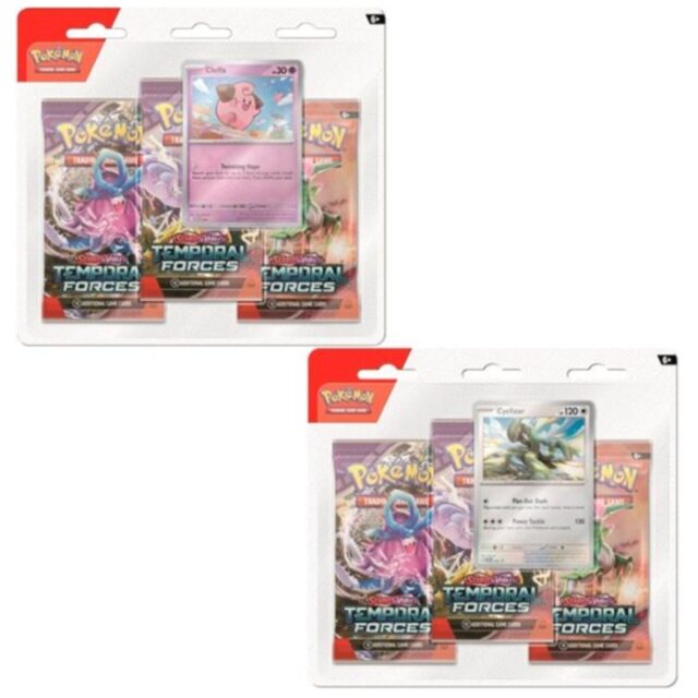 Pokemon Scarlet & Violet Temporal Forces 3 Pack Booster Blister