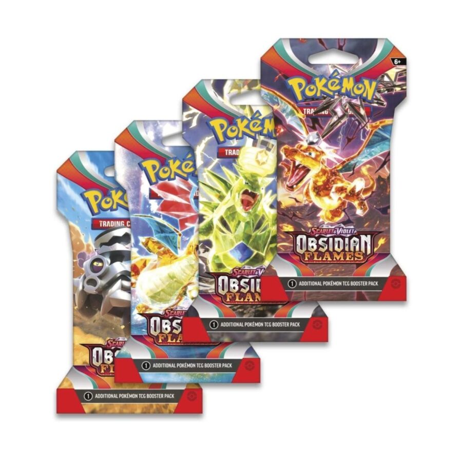 Pokemon Scarlet & Violet Obsidian Flames Sleeved Booster Pack