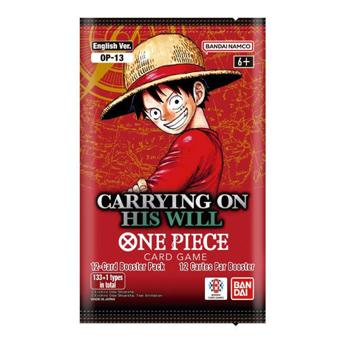 One Piece Card Game OP-13 Carrying On His Will Booster Pack