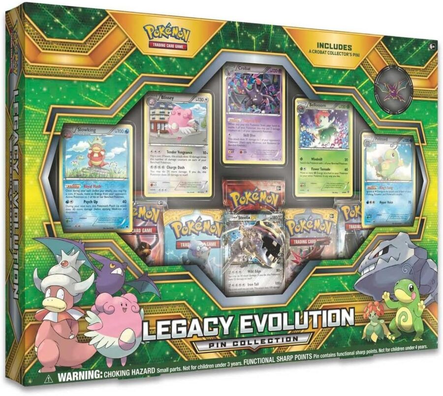 Pokemon Legacy Evolution Pin Collection Box