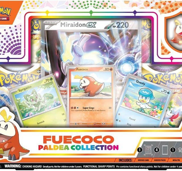 Pokemon Paldea Collection Fuecoco / Miraidon Ex