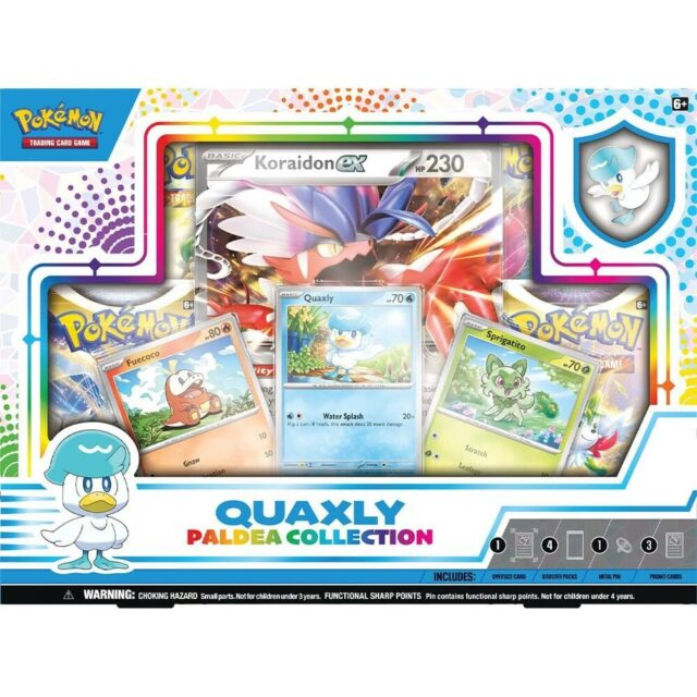 Pokemon Paldea Collection Quaxly / Koraidon Ex
