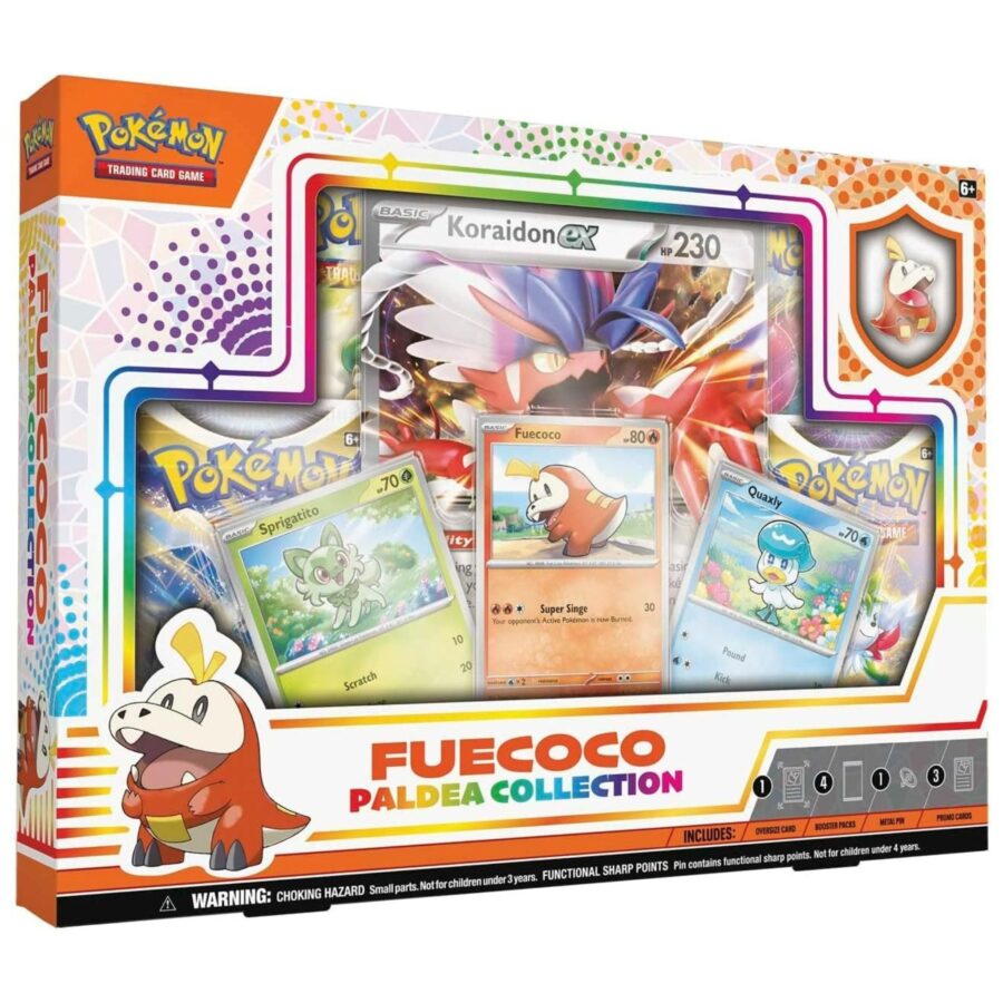 Pokemon Paldea Collection Fuecoco / Koraidon Ex