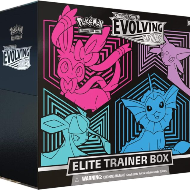 Pokemon Sword & Shield Evolving Skies Elite Trainer Box (Blue)