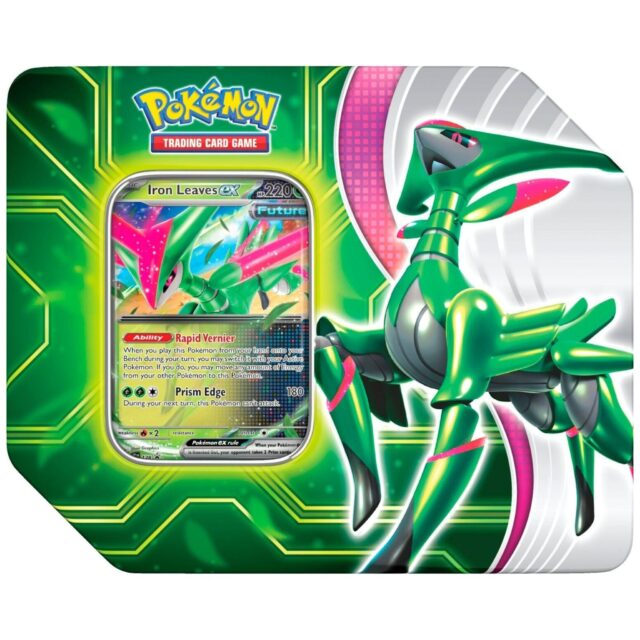Pokemon Paradox Clash Tin (Iron Leaves Ex)