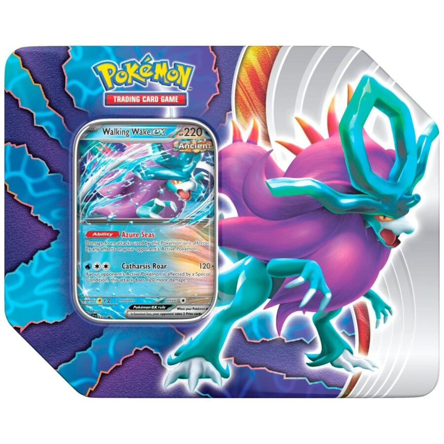 Pokemon Paradox Clash Tin (Walking Wake Ex)