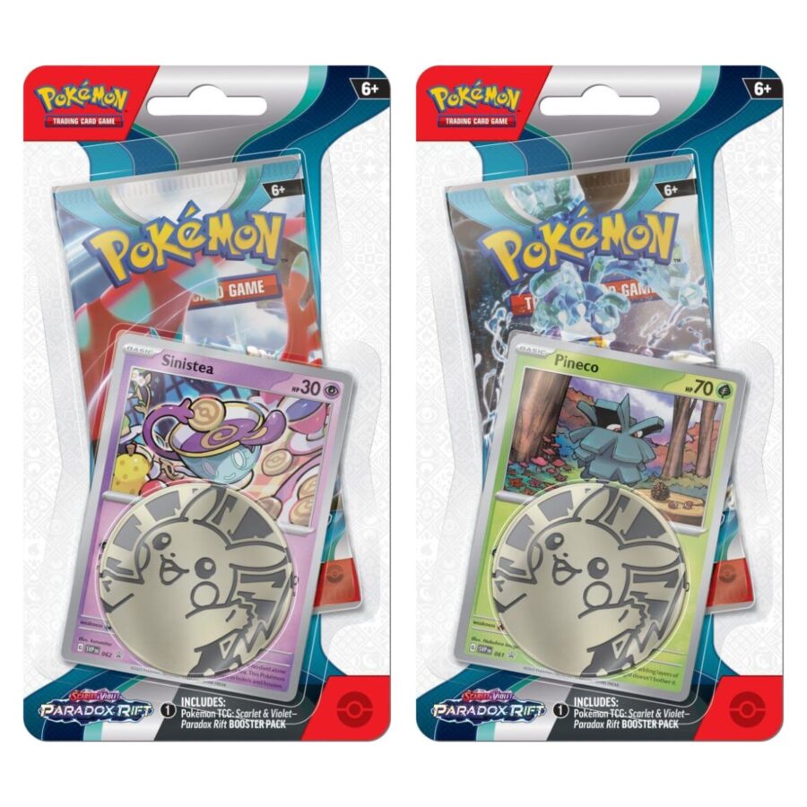 POKEMON TCG Scarlet & Violet Paradox Rift Checklane Blisters (Pair)