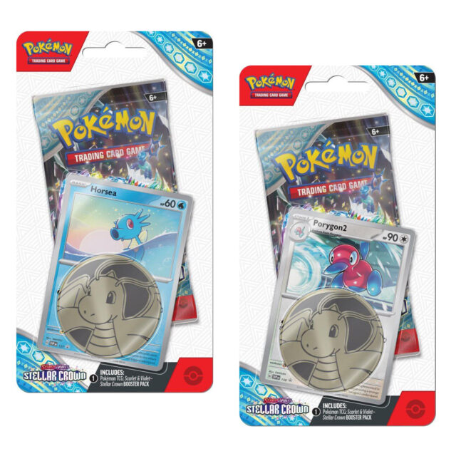 Scarlet & Violet Stellar Crown Checklane Blisters (Pair) POKEMON TCG