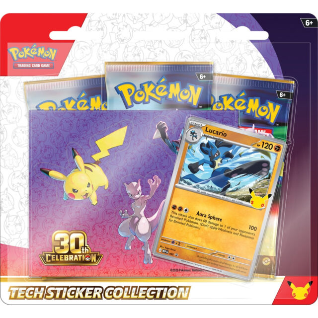 Pokémon TCG: 30th Celebration Tech Sticker Collection (Assorted)
