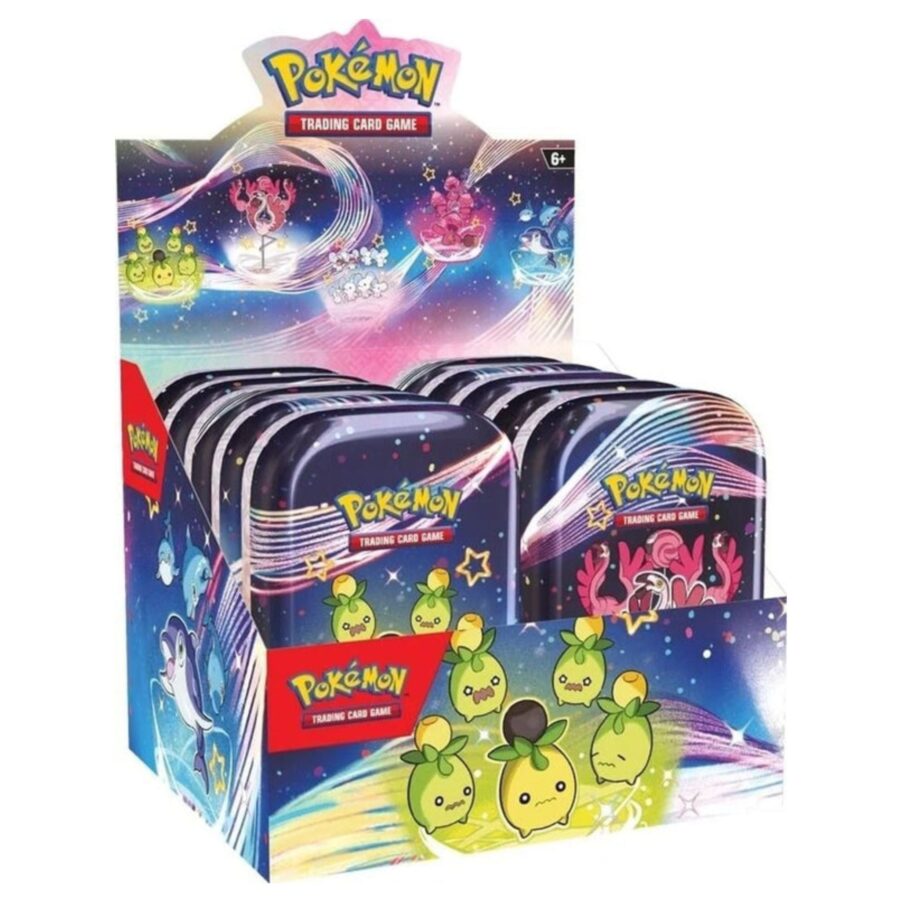 Pokemon Scarlet & Violet Paldean Fates Mini Tin Display (10 Tins)