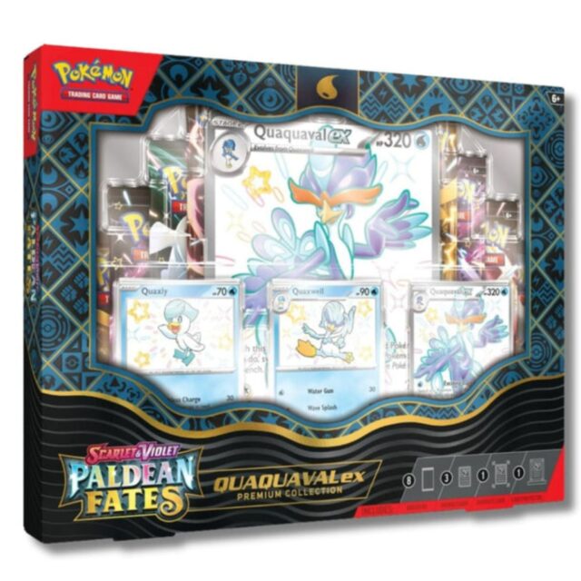 Pokemon Scarlet & Violet Paldean Fates Premium Collection (Quaquaval Ex)